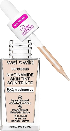 Podkład do twarzy - Wet N Wild Bare Focus Niacinamide Skin Tint — Zdjęcie N2