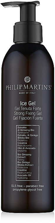Silnie utrwalający żel do włosów - Philip Martin's Ice Gel Tenuta Forte  — Zdjęcie N1