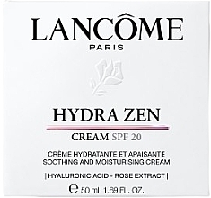 Kojący krem nawilżający do twarzy - Lancome Hydra Zen Soothing And Moisturising Cream SPF20 — Zdjęcie N2