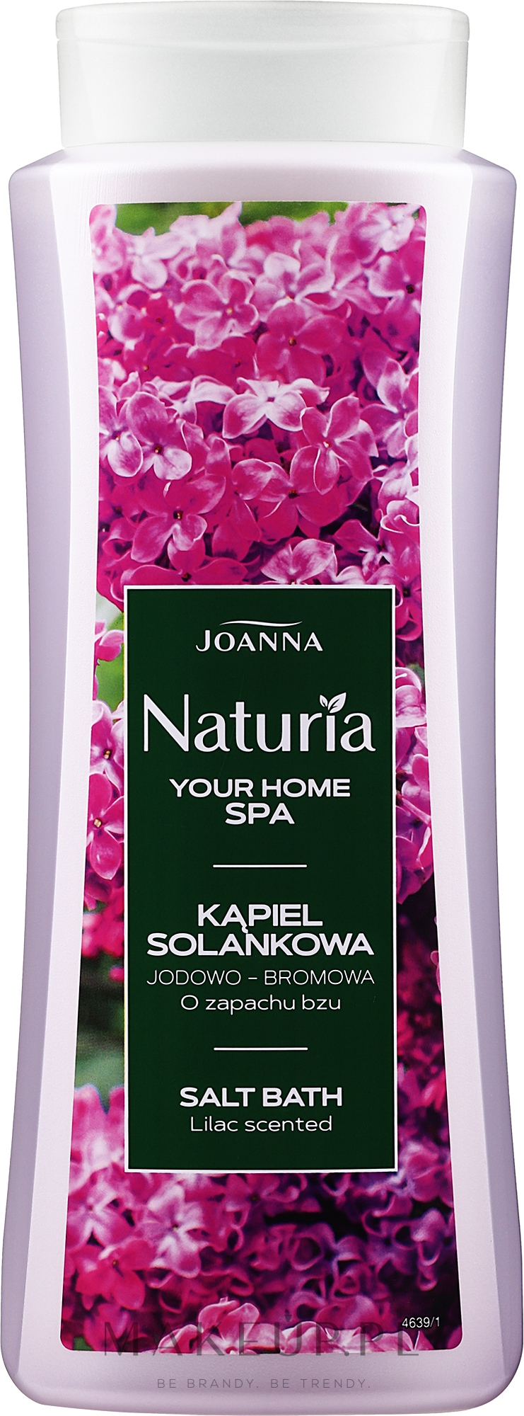 Jodowo-bromowa kąpiel solankowa o zapachu bzu - Joanna Naturia — Zdjęcie 500 ml