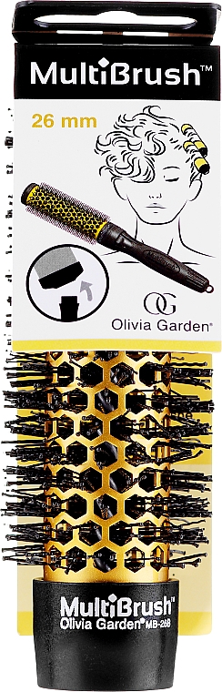 Szczotka do włosów d 26 mm (bez uchwytu) - Olivia Garden MultiBrush Barrel — Zdjęcie N1