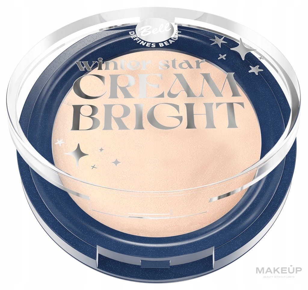 Kremowy rozświetlacz do twarzy - Bell All Stars Winter Star Cream Bright — Zdjęcie 01 - Frozen Shape