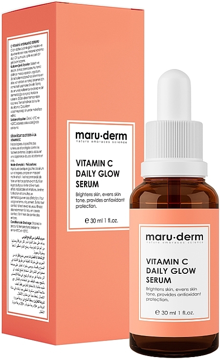 Serum rozjaśniające twarz z witaminą C - Maruderm Cosmetics Vitamin C Daily Glow Serum — Zdjęcie N1