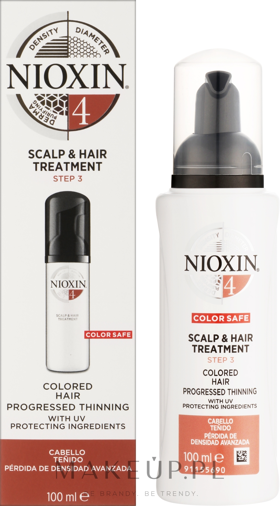 Odżywcza maska do włosów - Nioxin Scalp Treatment System 4 — Zdjęcie 100 ml