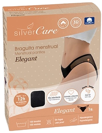 Majtki menstruacyjne Silver Care. Elegant - Masmi Menstrual Panties — Zdjęcie N2