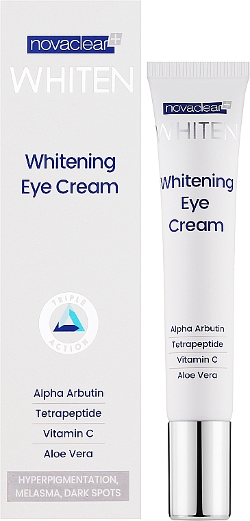 Krem pod oczy przeciw plamom starczym - Novaclear Whiten Eye Cream — Zdjęcie N2