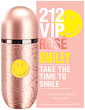 Carolina Herrera 212 Vip Rose Smiley - Woda perfumowana — Zdjęcie N2