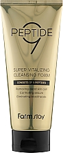 Kup Pianka do mycia twarzy z peptydami - Farmstay Peptide 9 Super Vitalizing Cleansing Foam