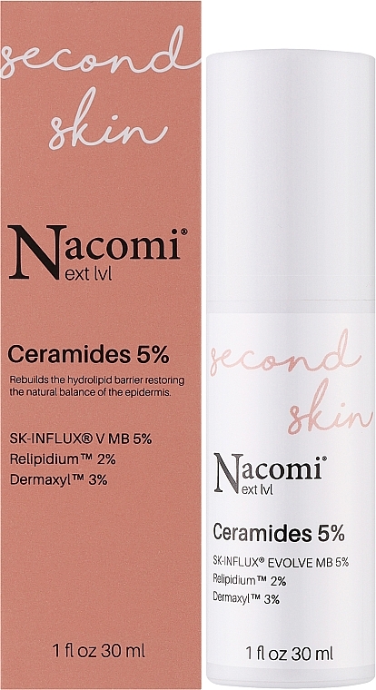 Serum do twarzy z ceramidami 5% - Nacomi Next Level Ceramides 5% — Zdjęcie N2