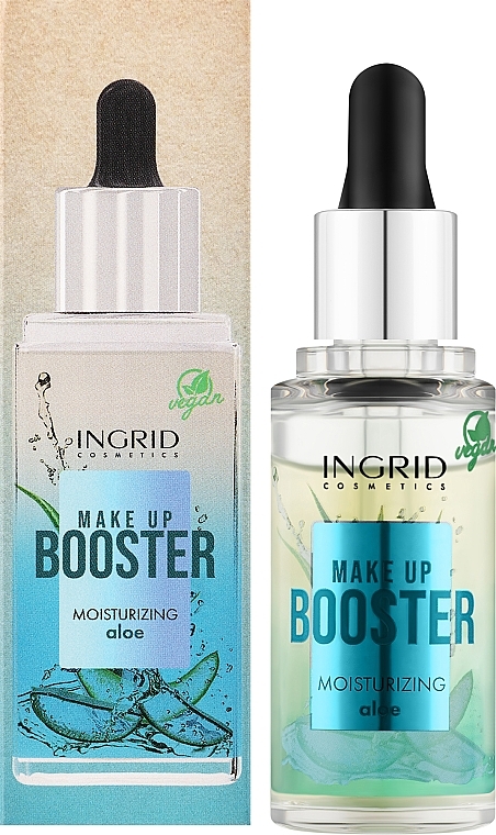 Nawilżająca lekka baza pod makijaż - Ingrid Cosmetics Make Up Booster Moisturizing Aloe — Zdjęcie N2