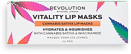 Maseczka do ust - Revolution Skincare Good Vibes Cannabis Sativa Vitality Lip Mask Set — Zdjęcie N2