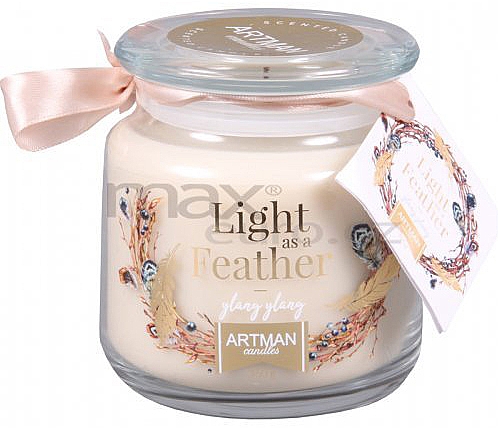 Świeca zapachowa w słoiku - Artman Light As Feather — Zdjęcie N1