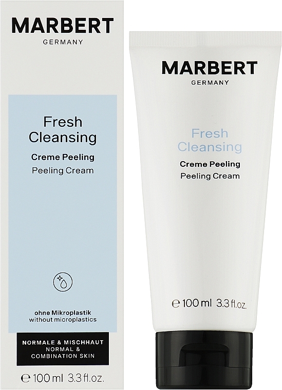 Kremowy peeling do twarzy - Marbert Fresh Cleansing Peeling Cream — Zdjęcie N2