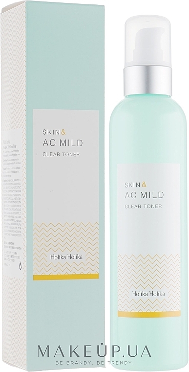 Tonik do skóry z problemami - Holika Holika Skin And AC Mild Clear Toner  — Zdjęcie N2