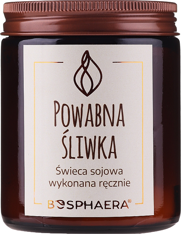 Zapachowa świeca sojowa Powabna śliwka - Bosphaera Charming Plum