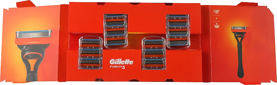 Wymienne wkłady do maszynki, 16 szt. - Gillette Fusion 5 Blades — Zdjęcie N1