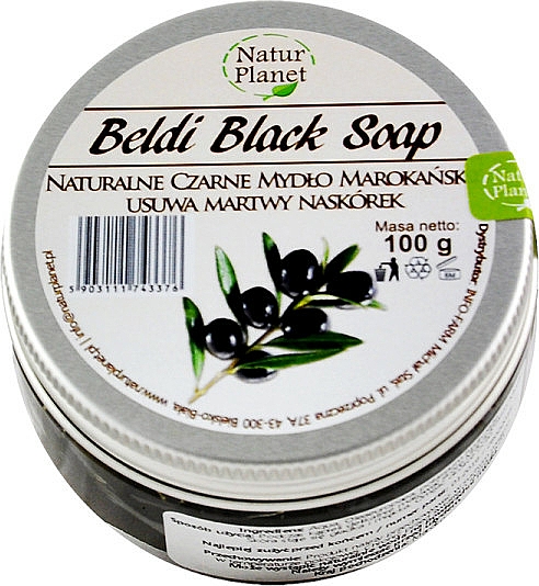 Czarne mydło - Natur Planet Moroccan Beldi Black Soap — Zdjęcie N3