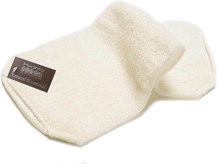 Elastyczna myjka z bawełny - Hydrea London Luxury Exfoliating Stretch Washcloth Cotton — Zdjęcie N1