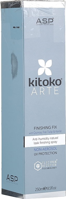 PRZECENA! Lakier do włosów bez aerozolu - Affinage Salon Professional Kitoko Arte Finishing Fix * — Zdjęcie N1