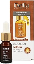 Regenerujące serum do twarzy, szyi i dekoltu z olejem arganowym - Delia Professional Face Care Argan Care — Zdjęcie N2