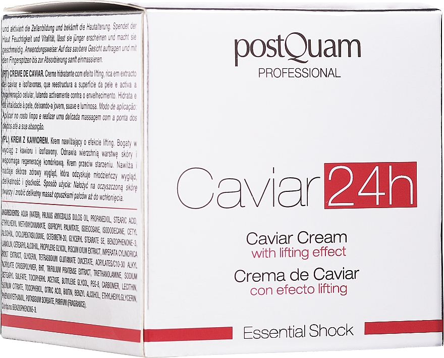 Liftingujący krem do twarzy - Postquam Caviar 24h Cream Lifting Effect — Zdjęcie N1