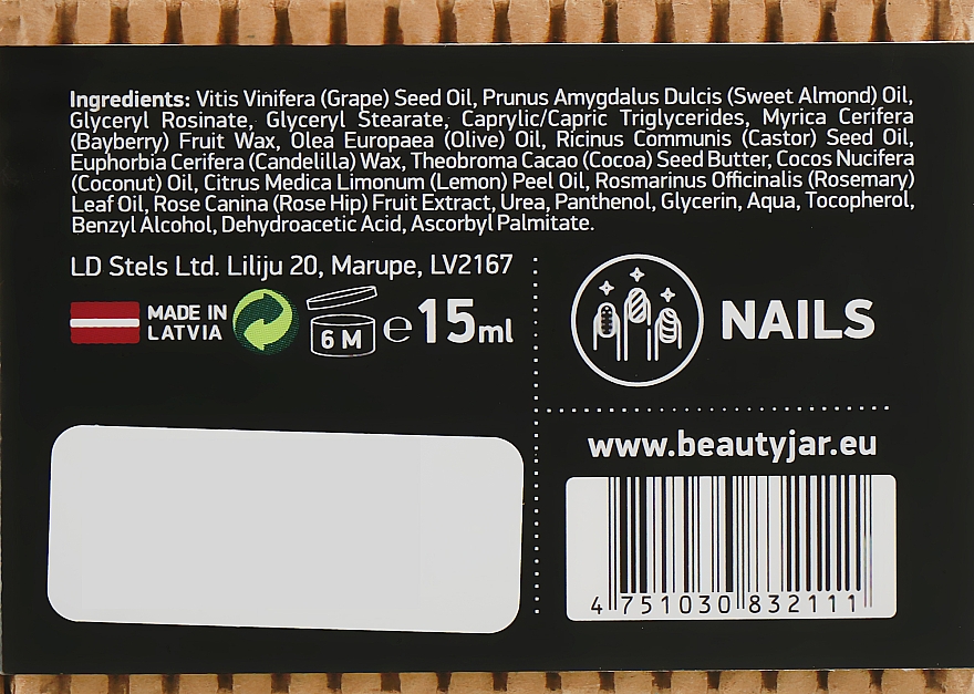 Balsam do paznokci i skórek - Beauty Jar Cuticle&Nail Balm — Zdjęcie N3