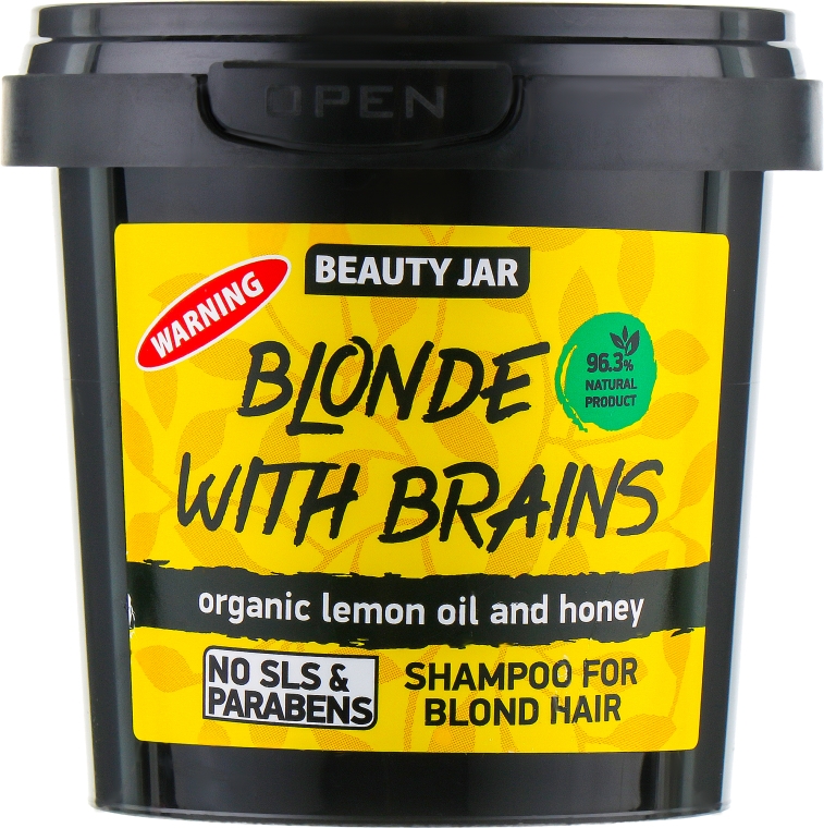 Szampon do włosów blond Blonde With Brains - Beauty Jar Shampoo For Blond Hair