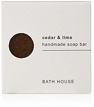Kup Bath House Cedar & Lime Handmade Cleansing Soap Bar - Mydło