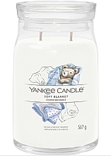 Świeca zapachowa w sterowniku Soft Blanket, 2 supełki - Yankee Candle Singnature  — Zdjęcie N2