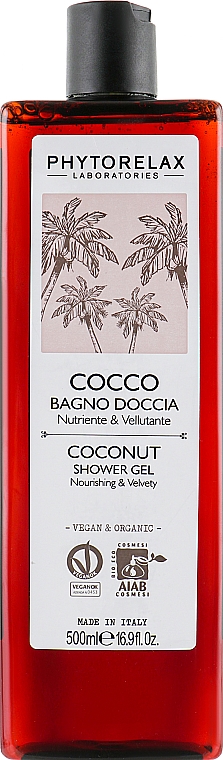 Żel pod prysznic - Phytorelax Laboratories Coconut Shower Gel