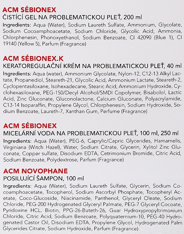 Zestaw kosmetyków, 5 produktów - ACM Laboratoires — Zdjęcie N3