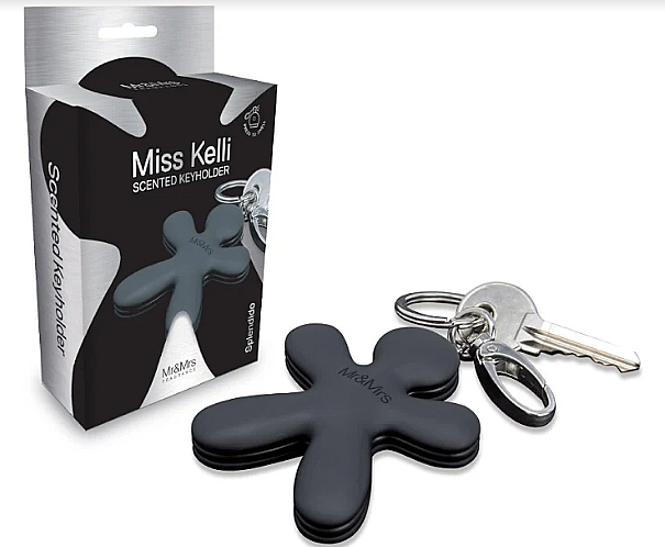 Perfumowany brelok do kluczy, czarny - Mr&Mrs Splendido Scented Keyholder — Zdjęcie N1