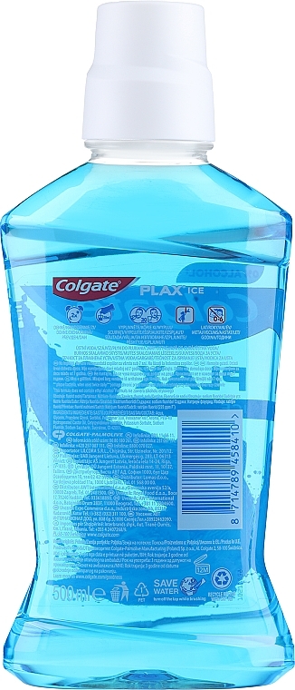 Płyn do płukania jamy ustnej - Colgate Plax Ice — Zdjęcie N2
