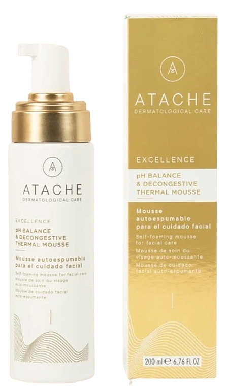 Delikatny mus tonizujący - Atache Excellence PH Balance & Decongestive Mousse — Zdjęcie N1