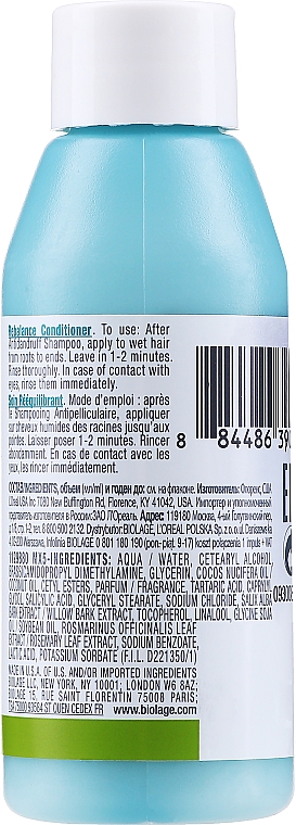PREZENT! Rebalansująca odżywka do skóry głowy i włosów - Biolage R.A.W. Rebalance Conditioner For Scalp And Hair (miniprodukt) — Zdjęcie N2