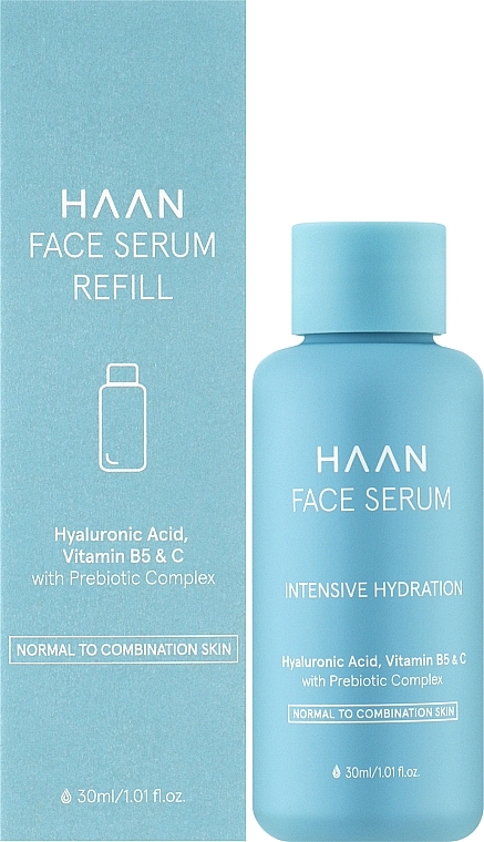 Nawilżające serum z kwasem hialuronowym - HAAN Face Serum Intensive Hydration for Normal to Combination Skin Refill (uzupełnienie) — Zdjęcie N2