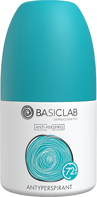 Antyperspirant-dezodorant w kulce 72h - BasicLab Dermocosmetics Anti-Perspiris 