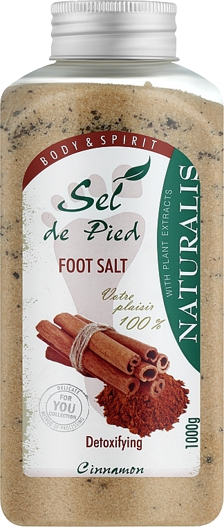 Sól do kąpieli stóp Cynamon - Naturalis Sel de Pied Cinnamon Foot Salt — Zdjęcie N1