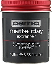 Glina-wosk mocno utrwalająca włosy - Osmo Matte Clay Extreme — Zdjęcie N2