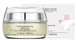 Kup PRZECENA! Oczyszczająca żelowa maska detoksykująca do twarzy Kaolin i niacynamid - Symbiosis London Purifying & Detoxifying Clay Mask-In-Gel *