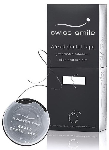 Miękka woskowana nić dentystyczna - Swiss Smile In Between Waxed Dental Tape — Zdjęcie N1