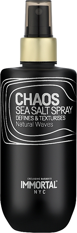 Spray solny do włosów - Immortal Nyc Chaos Sea Salt Spray — Zdjęcie N1