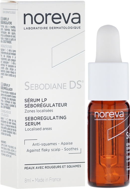 Serum do włosów przetłuszczających się - Noreva Laboratoires Sebodiane DS Sebum-Regulating Serum — Zdjęcie N1