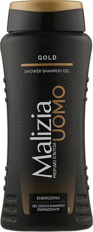 Szampon i żel pod prysznic - Malizia Uomo Gold Shampoo & Body Wash — Zdjęcie N1