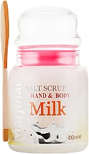 Kup Peeling solny do rąk i ciała Mleko - Marjinal Hand&Body Milk Salt Scrub