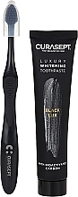 Zestaw - Curaprox Curasept Black Whitening Luxury (t/paste/75ml + toothbrush) — Zdjęcie N1