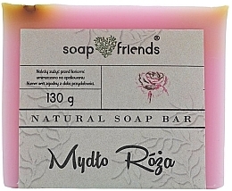 Glicerynowe mydło w kostce Róża - Soap&Friends — Zdjęcie N1