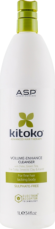 Szampon do włosów zwiększający objętość - Affinage Salon Professional Kitoko Volume Enhance Cleanser — Zdjęcie N3