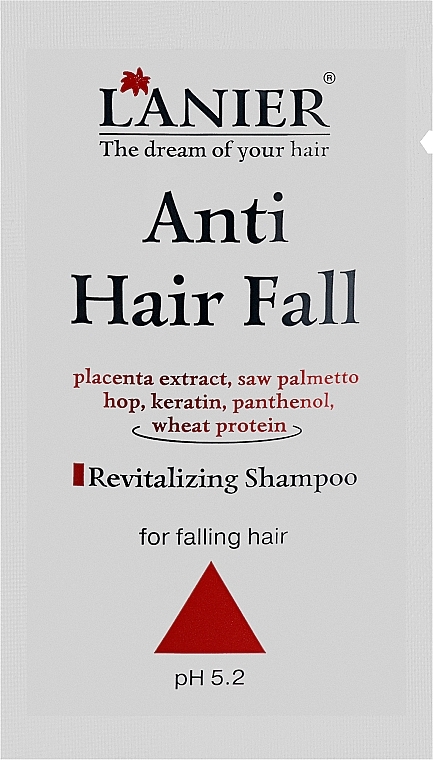 Szampon rewitalizujący przeciw wypadaniu włosów - Placen Formula Lanier Anti Hair Fall Shampoo — Zdjęcie N1