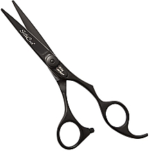 Nożyczki fryzjerskie SilkCut 5-75B - Olivia Garden SilkCut Shear Matt Black Edition — Zdjęcie N1